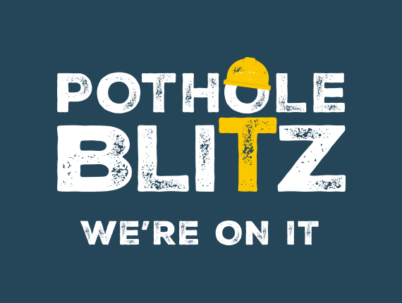 Pothole Blitz - we're on it. 